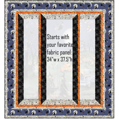 Toil & Trouble Quilt PWS-470e - Downloadable Pattern