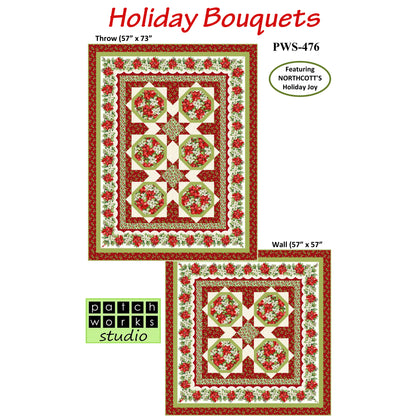 Holiday Bouquets Quilt Pattern PWS-476w - Wholesale Product