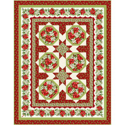 Holiday Bouquets Quilt Pattern PWS-476 - Paper Pattern