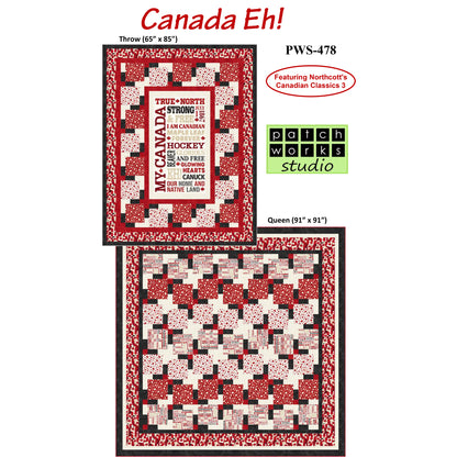 Canada Eh! Quilt Pattern PWS-478w - Wholesale Product