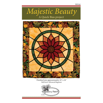 Majestic Beauty Quilt Pattern PYP-260 - Paper Pattern