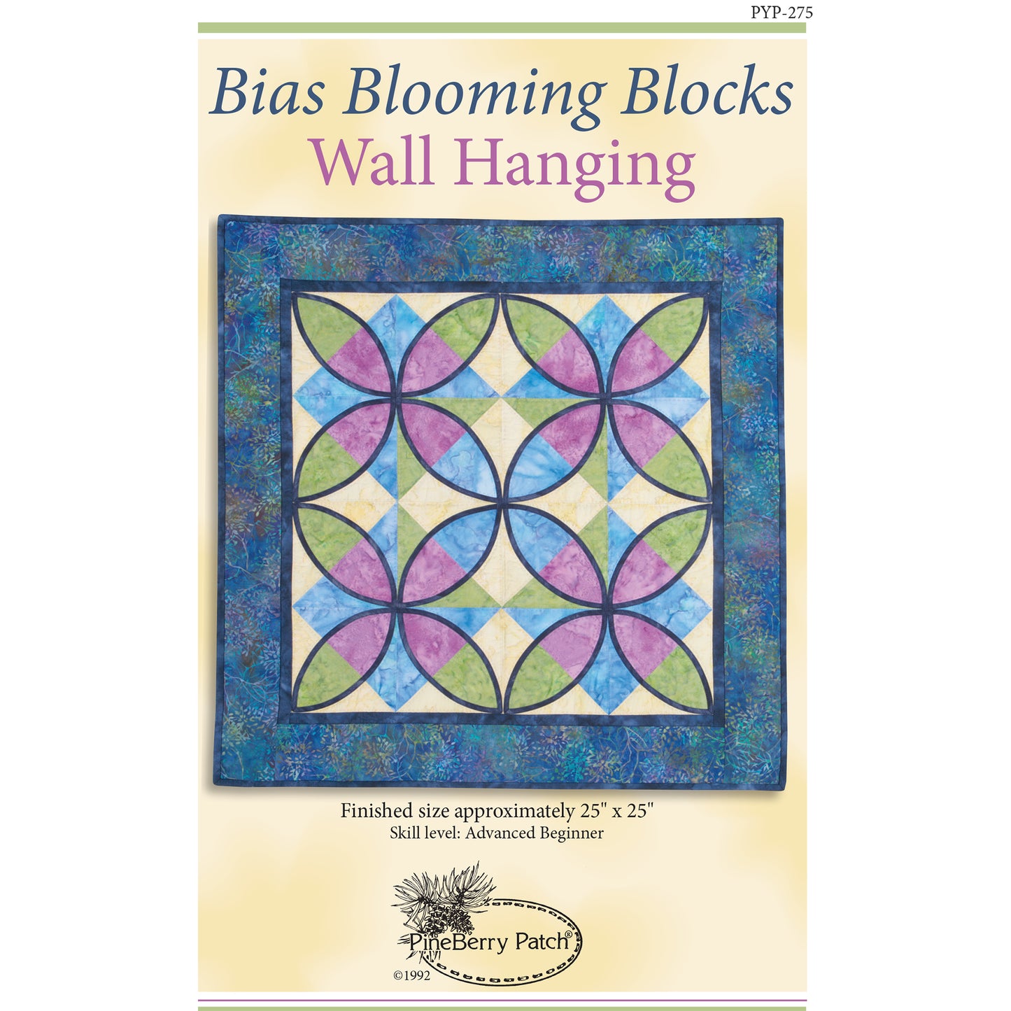 Bias Blooming Quilt Blocks PYP-275e - Downloadable Pattern