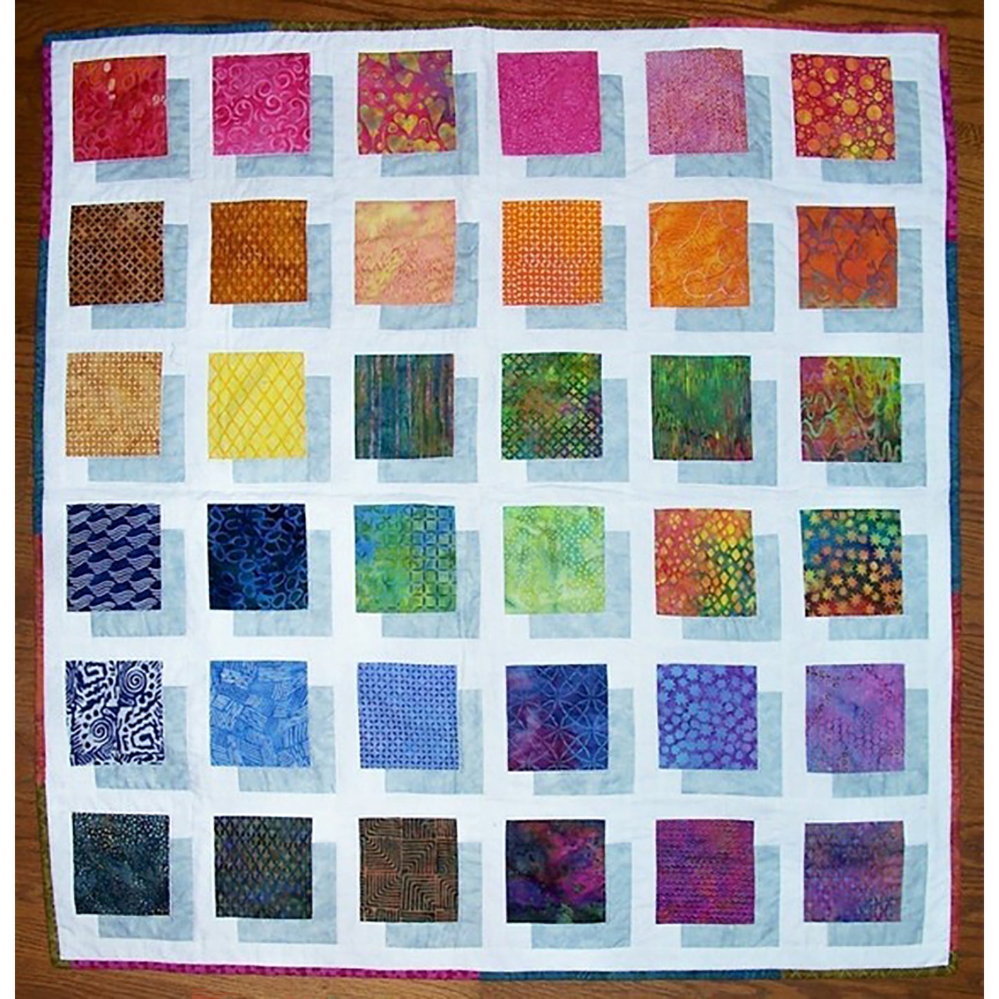 Color Block Quilt QBE-102e - Downloadable Pattern