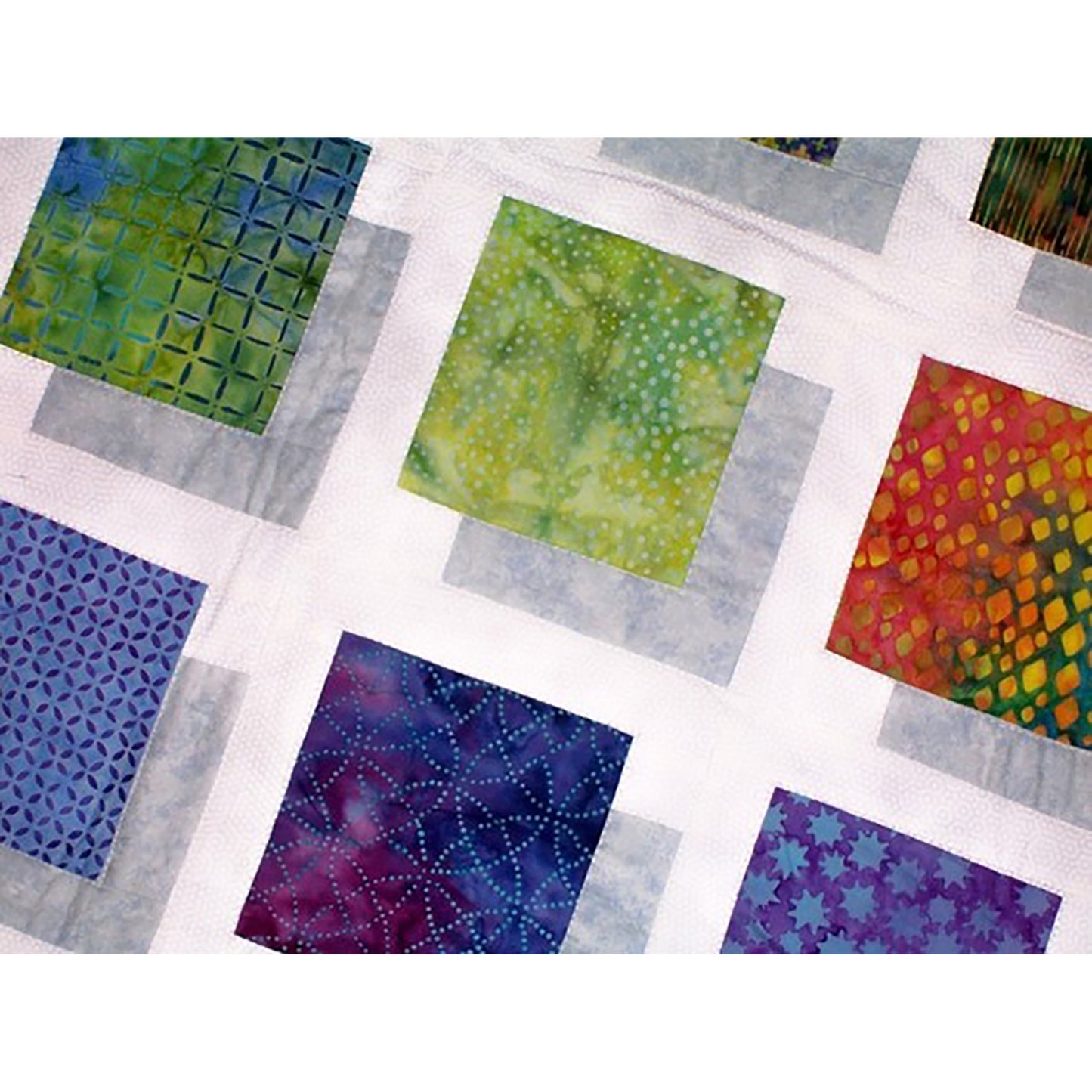 Color Block Quilt QBE-102e - Downloadable Pattern