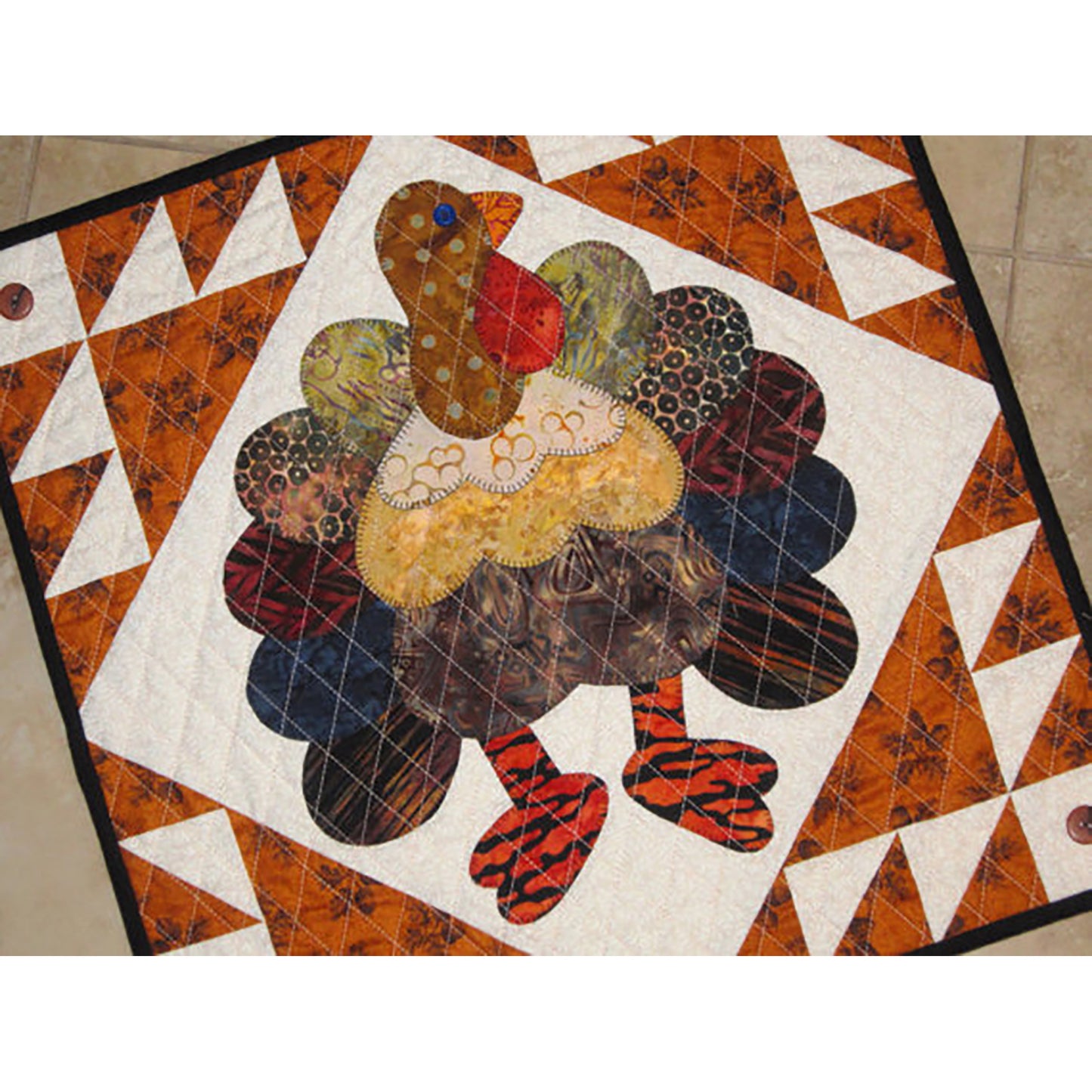 Turkey Lurkey Quilt QBE-111e - Downloadable Pattern