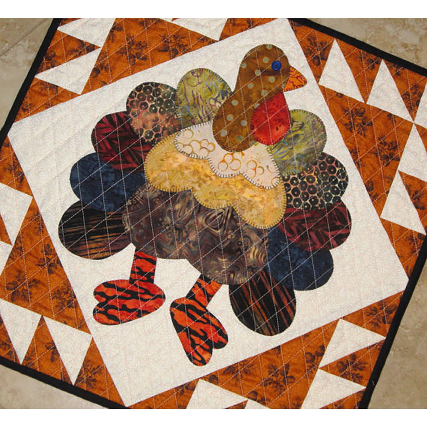 Turkey Lurkey Quilt QBE-111e - Downloadable Pattern