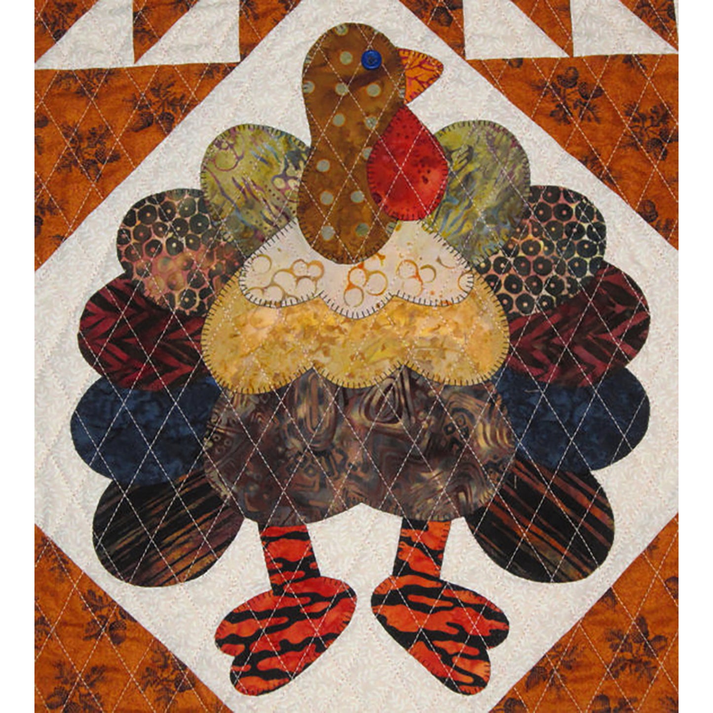 Turkey Lurkey Quilt QBE-111e - Downloadable Pattern