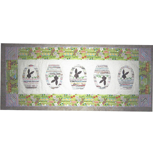 Bunnies and Baskets Table Runner QBE-115e - Downloadable Pattern