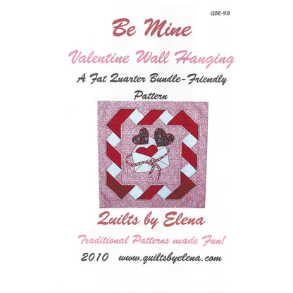 Be Mine Wall Hanging QBE-119e - Downloadable Pattern