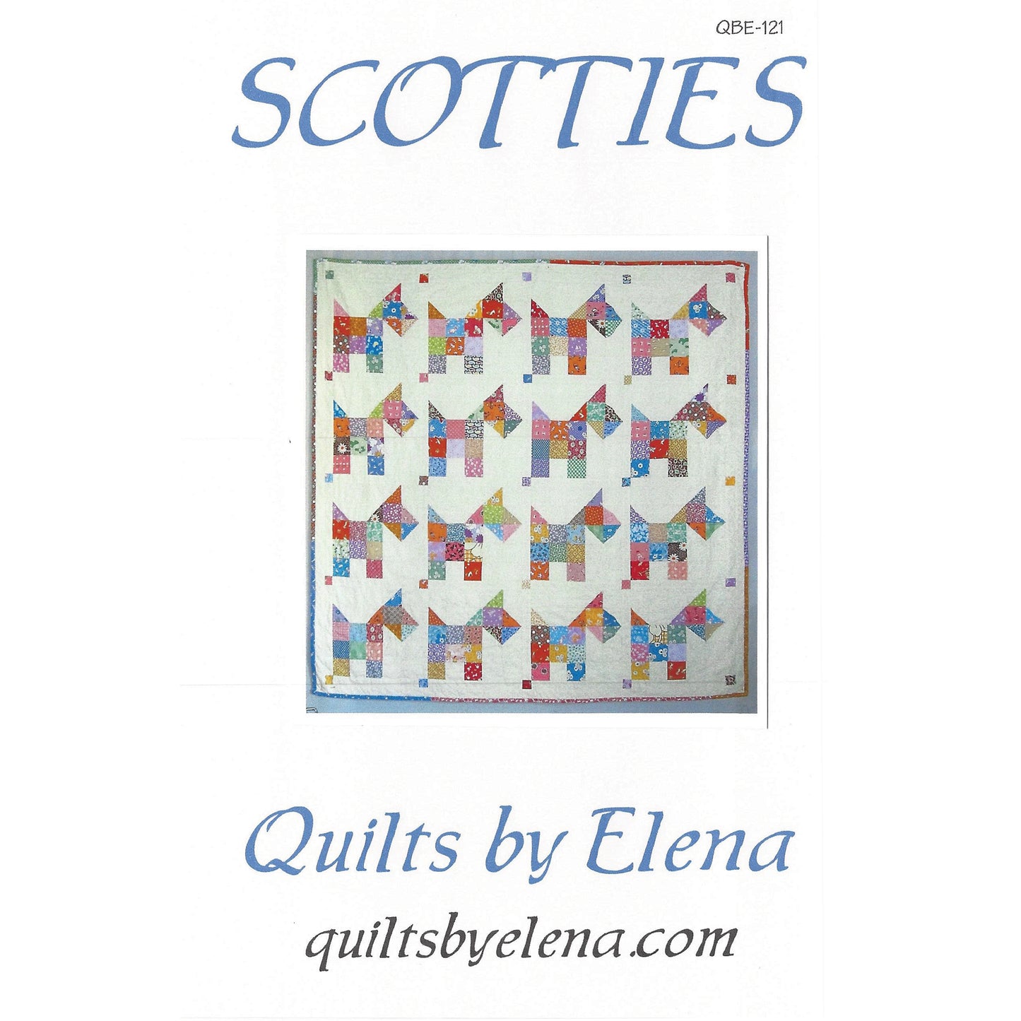 Scotties Quilt QBE-121e - Downloadable Pattern