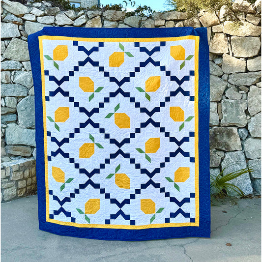 Amalfi Lemons Quilt QC-3001e - Downloadable Pattern