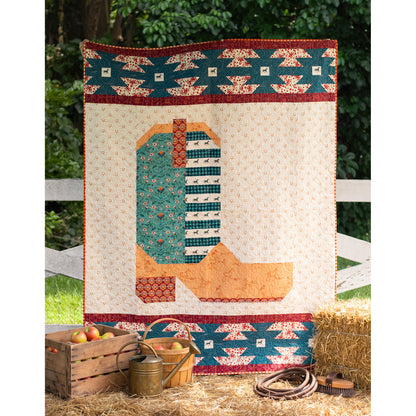 Heartland Boot Quilt QC-3007e - Downloadable Pattern