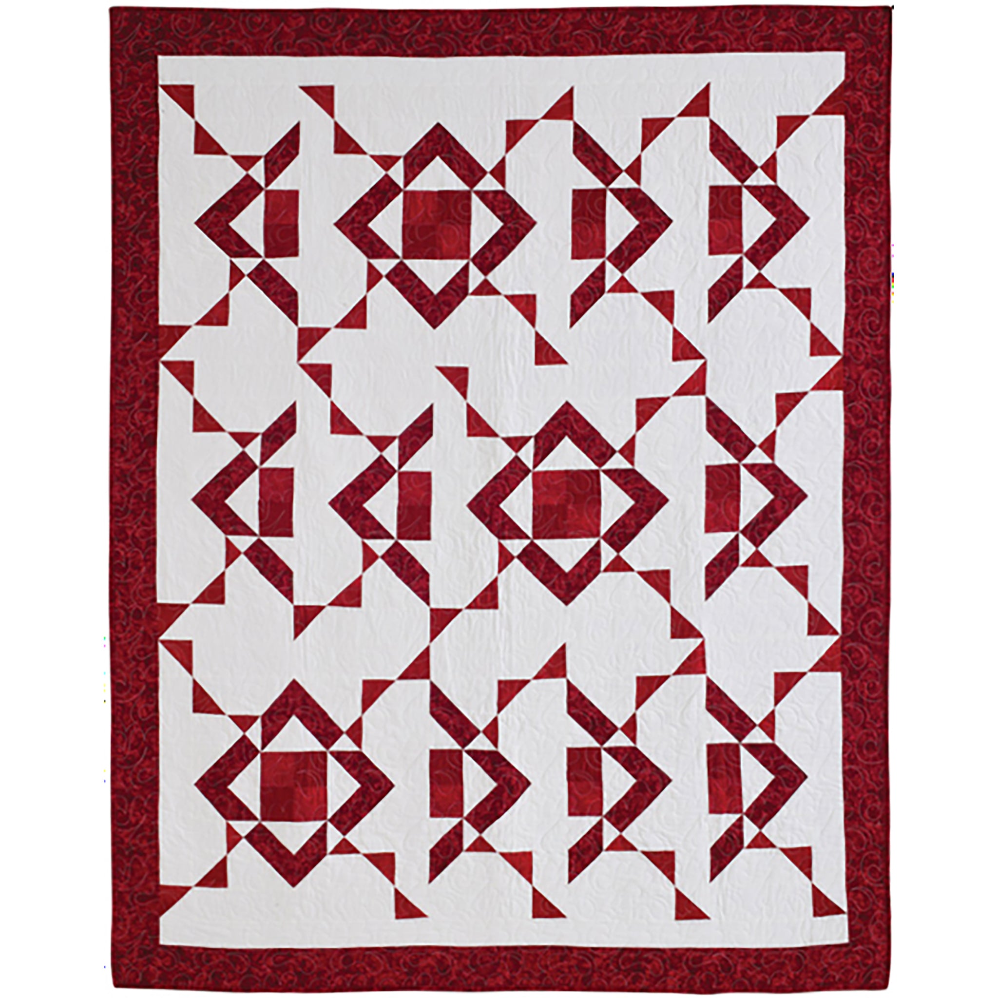 Ruby Shadow Quilt QJK-103e - Downloadable Pattern – QuiltWoman.com