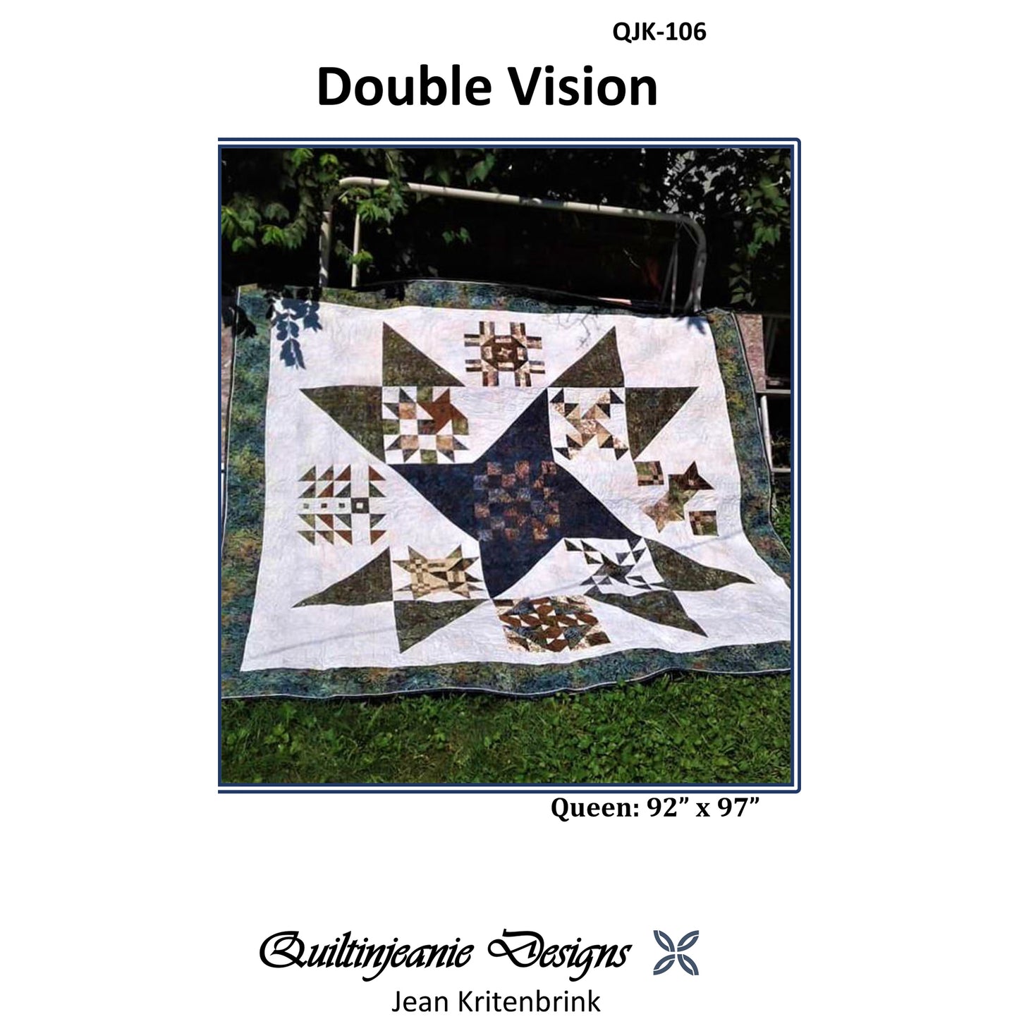 Double Vision Quilt Pattern QJK-106 - Paper Pattern