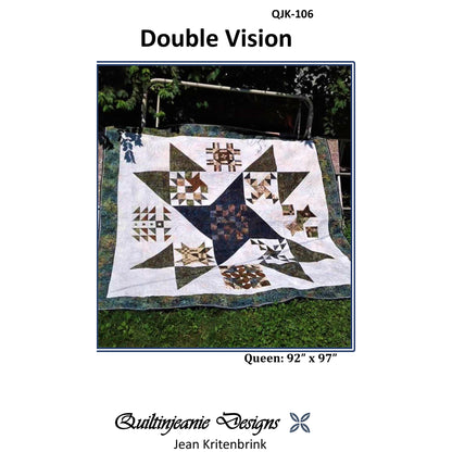 Double Vision Quilt Pattern QJK-106 - Paper Pattern