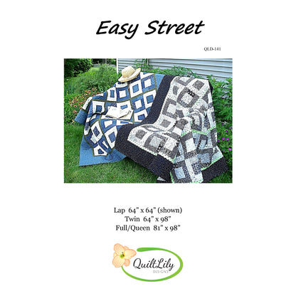 Image of the cover for the Easy Street quilt pattern by QuiltLily Designs