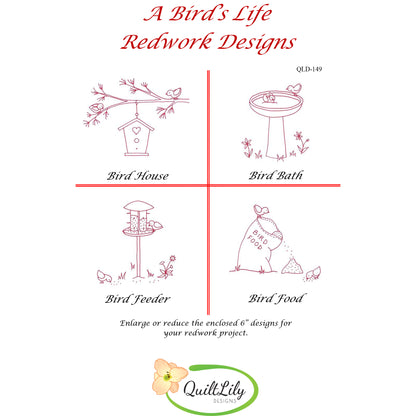 A Bird's Life Embroidery QLD-149e - Downloadable Pattern