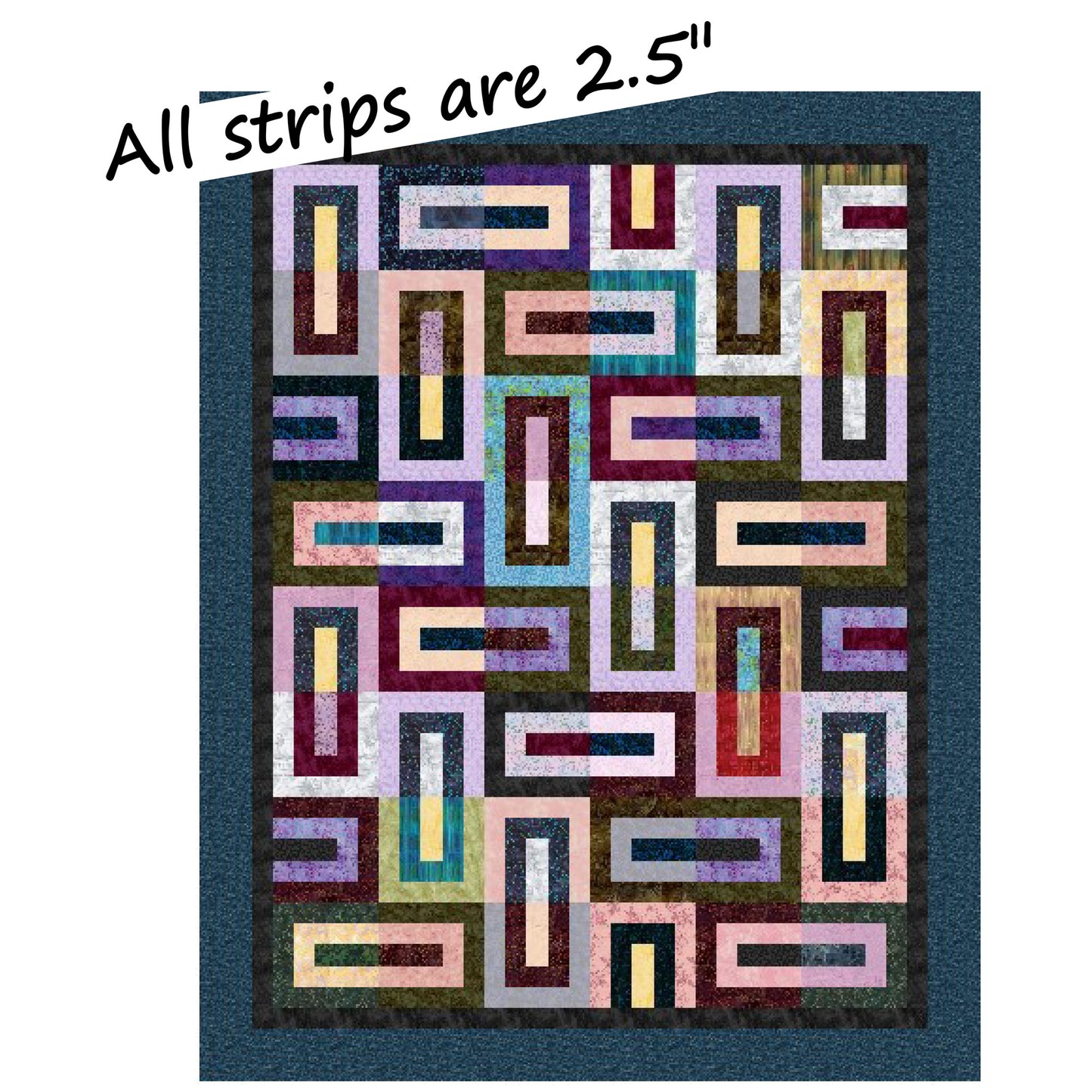 Step It Up Quilt QLD-152e - Downloadable Pattern