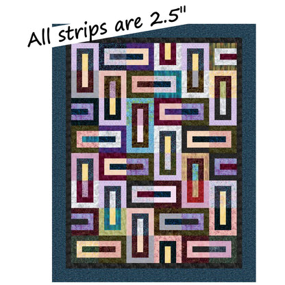 Step It Up Quilt QLD-152e - Downloadable Pattern
