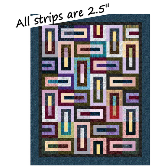 Step It Up Quilt QLD-152e - Downloadable Pattern