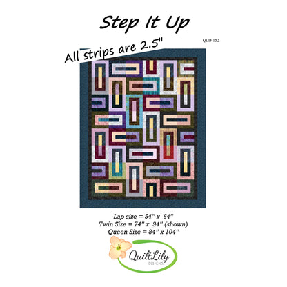 Step It Up Quilt QLD-152e - Downloadable Pattern
