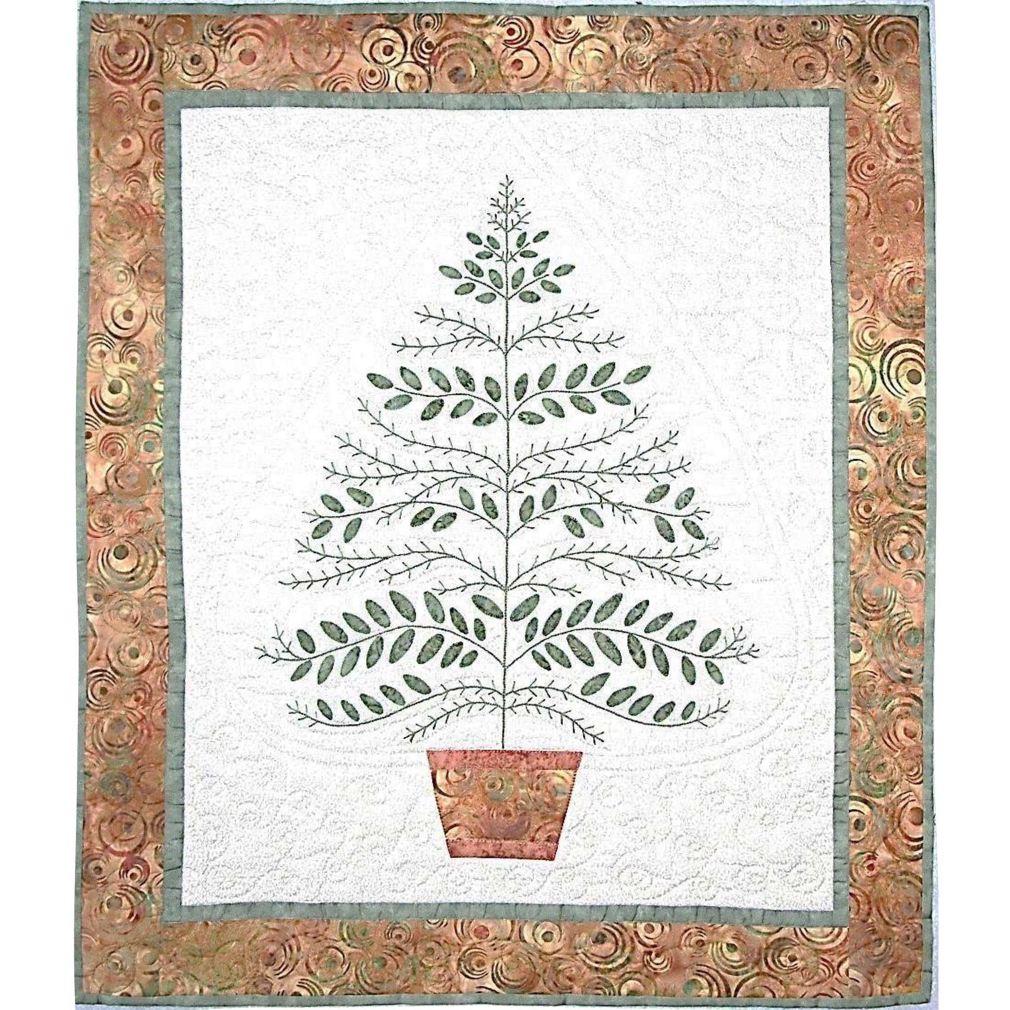 Greenery Quilt QLD-194e - Downloadable Pattern – QuiltWoman.com