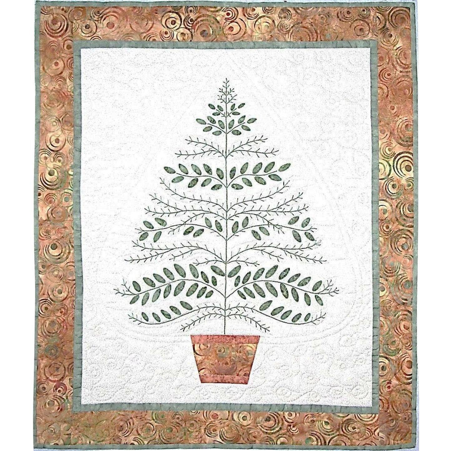 Greenery Quilt QLD-194e - Downloadable Pattern