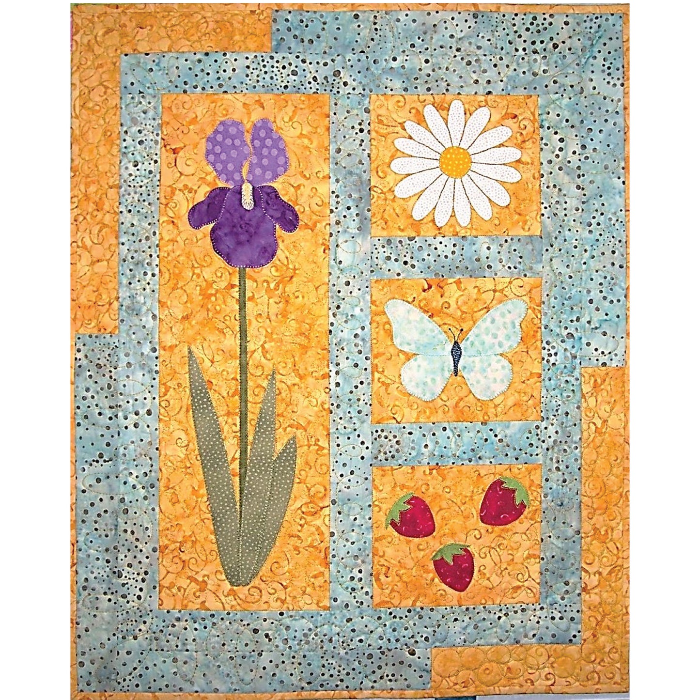 Summer Harmony Wall Hanging QLD-198e - Downloadable Pattern