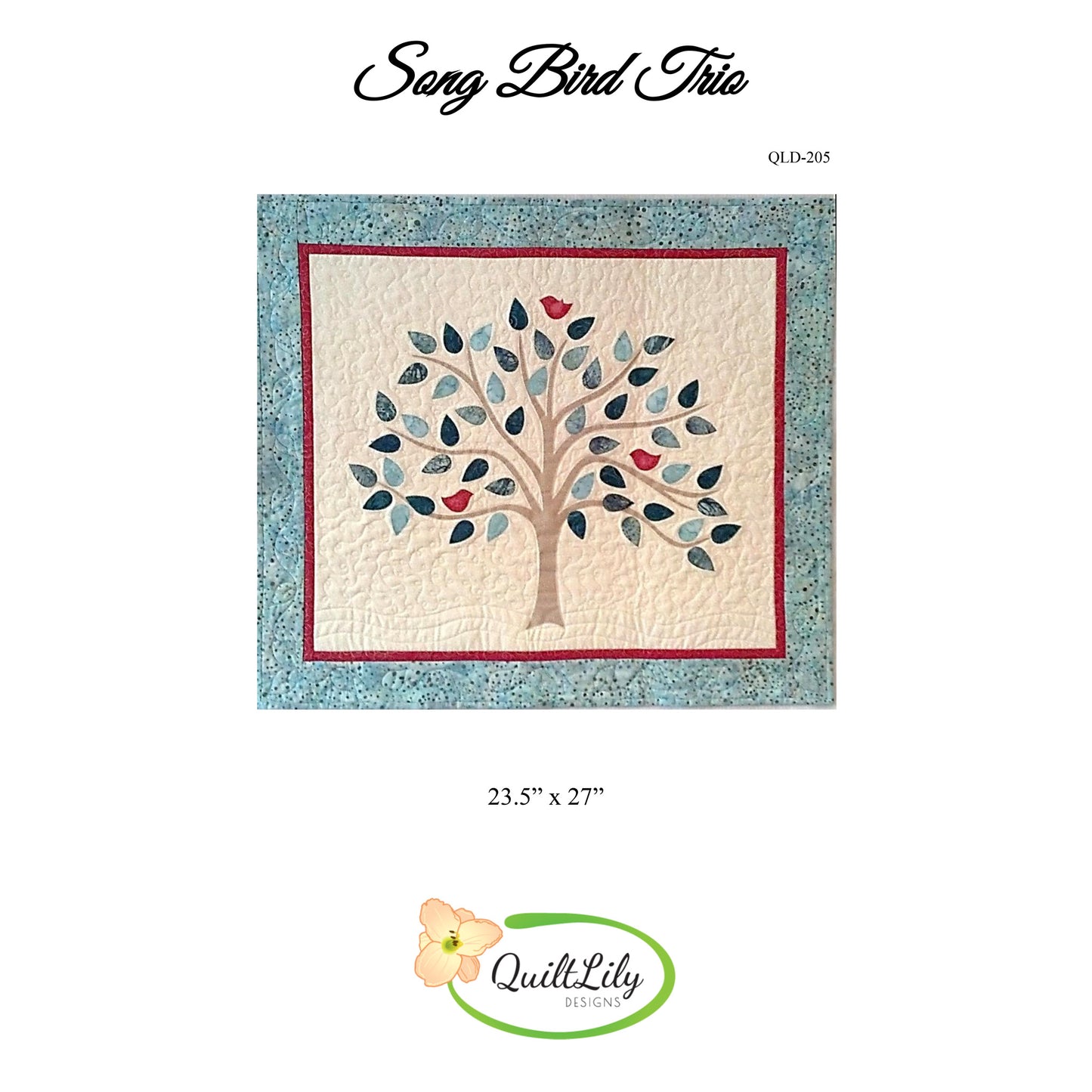 Song Bird Trio Quilt QLD-205e - Downloadable Pattern