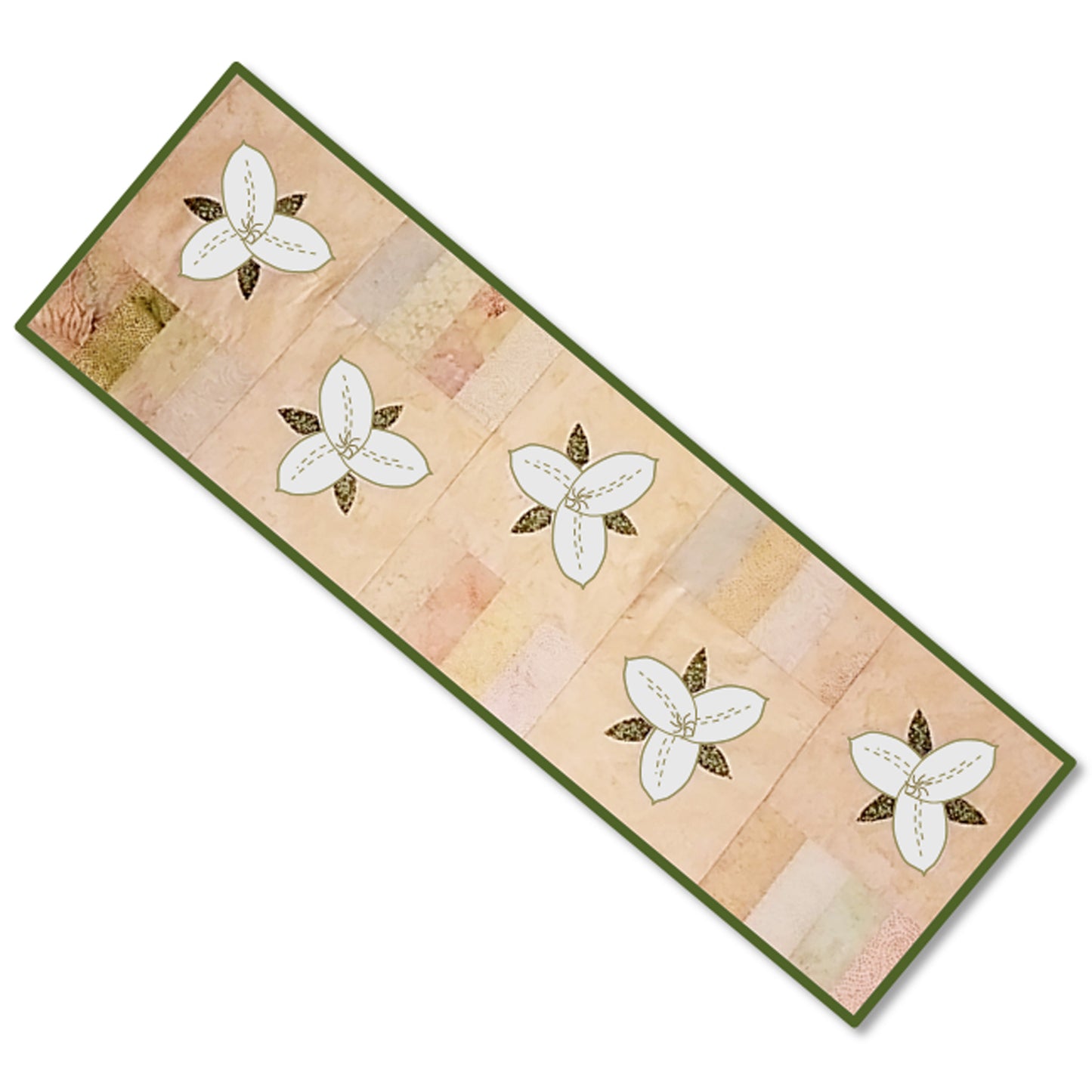 Trillium Table Runner QLD-213e - Downloadable Pattern