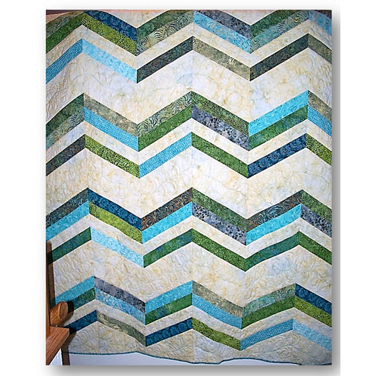 Ziggy Quilt QLD-223e - Downloadable Pattern