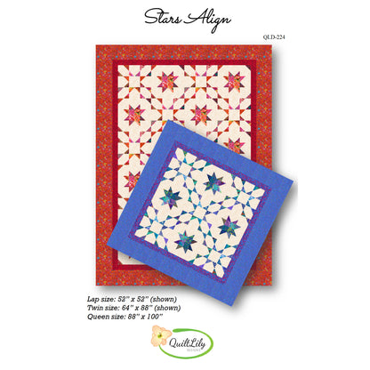 Stars Align Quilt QLD-224e - Downloadable Pattern