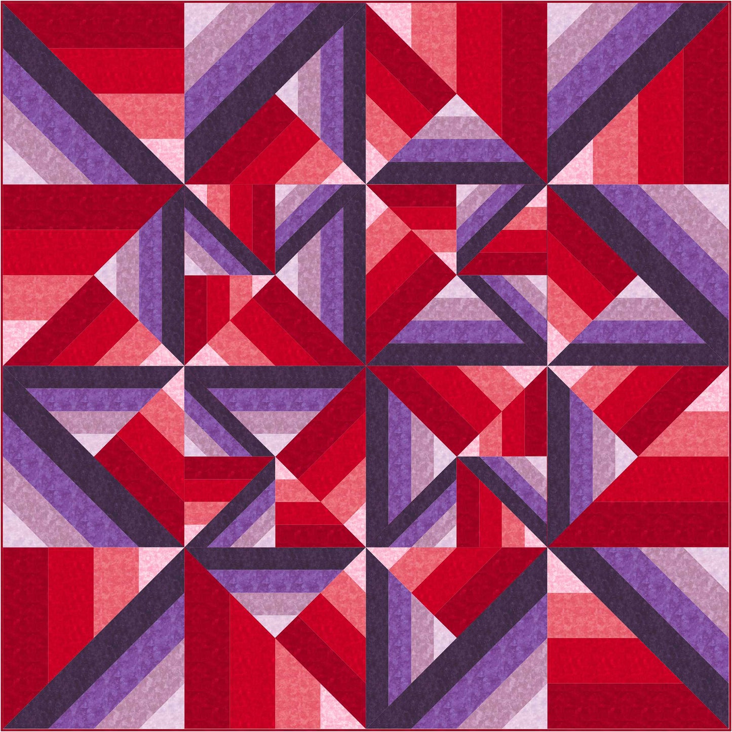 Unexpected Twist Quilt Pattern QN-002 - Paper Pattern
