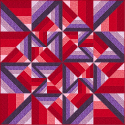 Unexpected Twist Quilt Pattern QN-002 - Paper Pattern