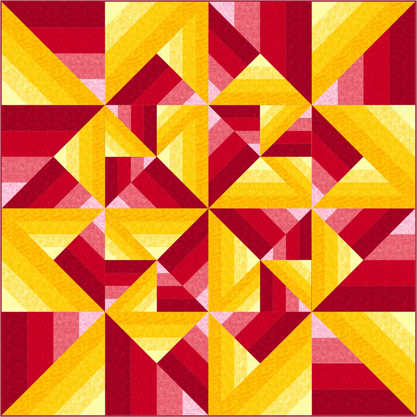 Unexpected Twist Quilt Pattern QN-002 - Paper Pattern
