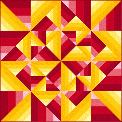 Unexpected Twist Quilt Pattern QN-002 - Paper Pattern