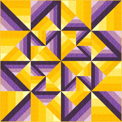 Unexpected Twist Quilt Pattern QN-002 - Paper Pattern