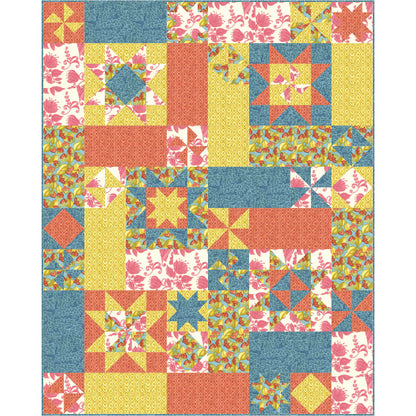 Easy Peasy Quilt Pattern QN-003 - Paper Pattern