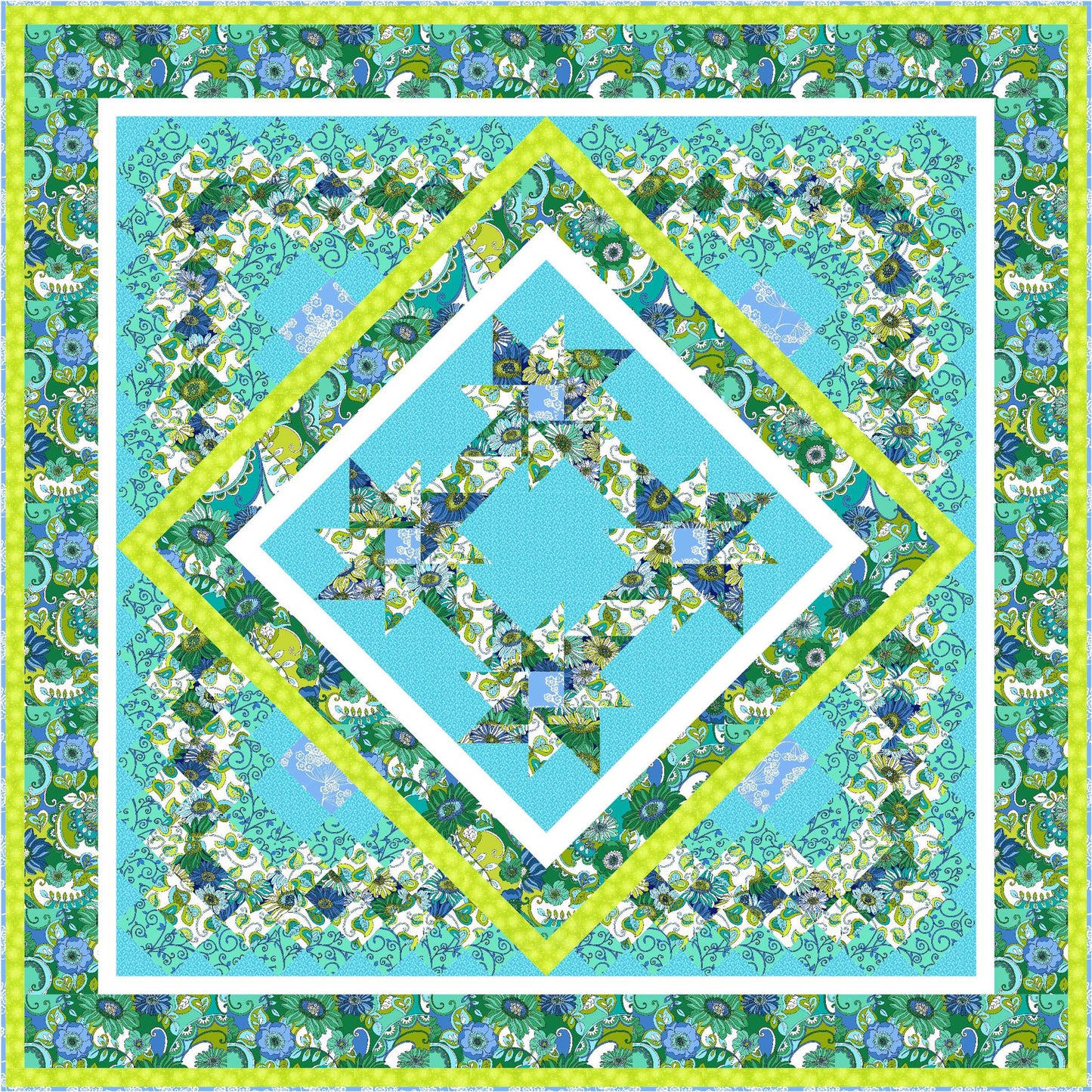 Lola's Dance Quilt Pattern QN-029 - Paper Pattern