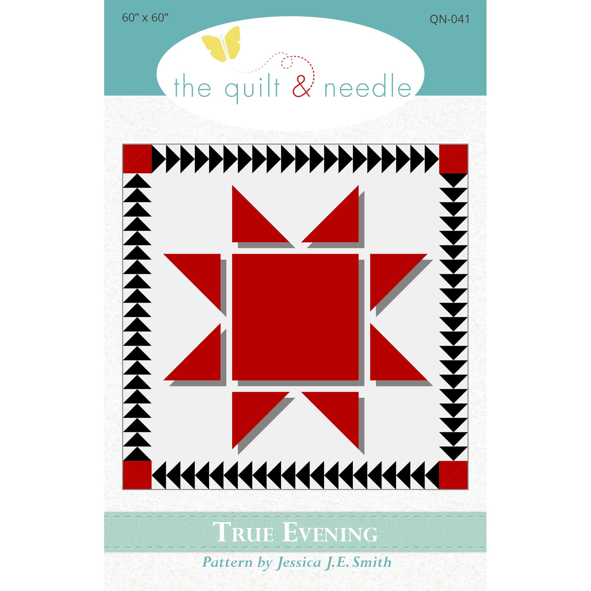 Image of the True Evening quilt pattern cover