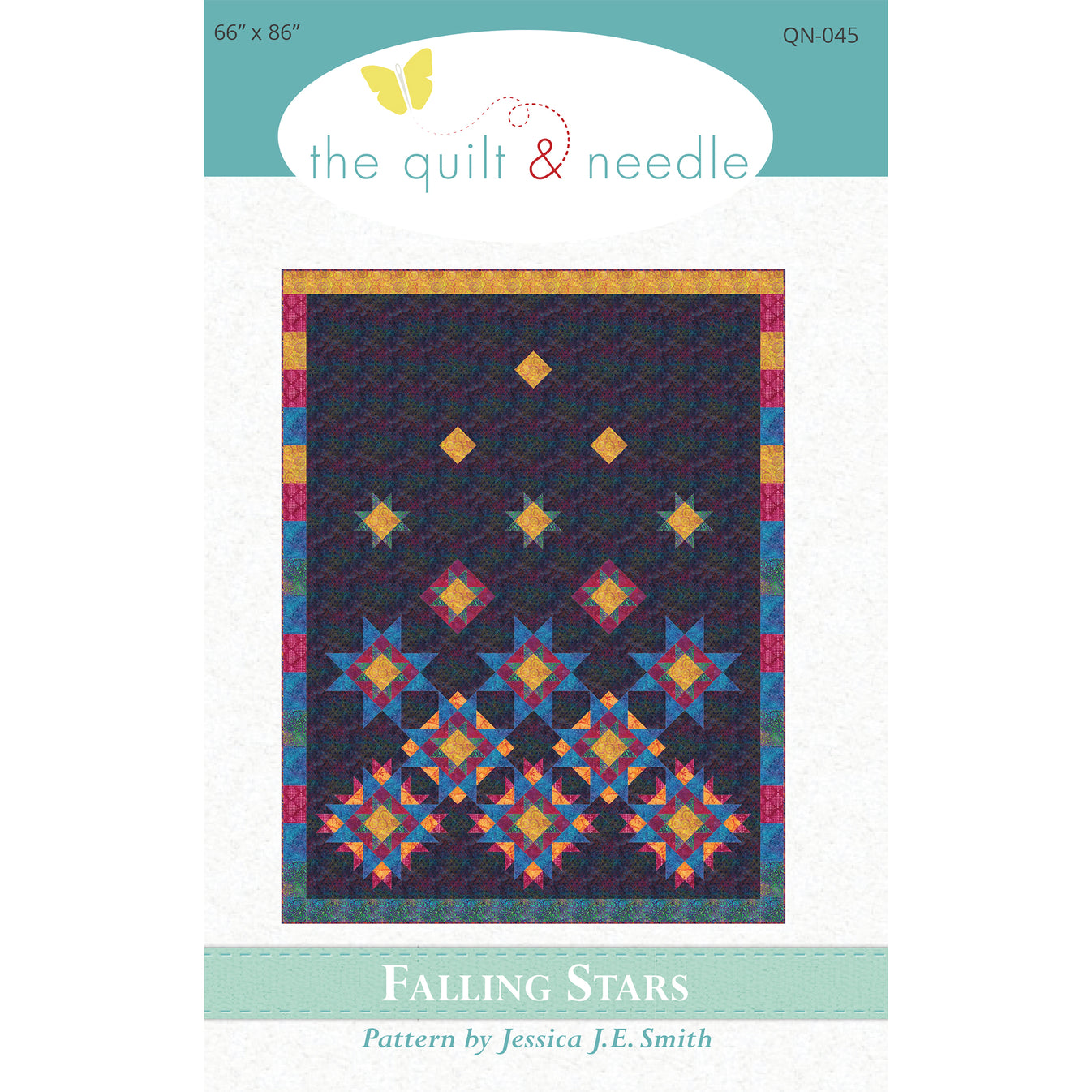 Falling Stars Quilt QN-045e - Downloadable Pattern – QuiltWoman.com