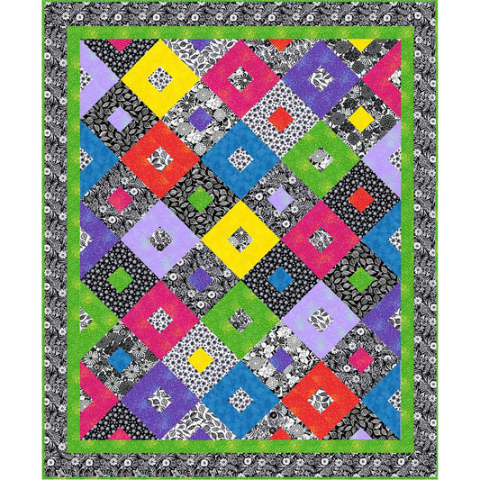 Do-Si-Do Quilt Pattern -  Straight to the Point Series QW-01 - Paper Pattern