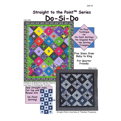 Do-Si-Do Quilt -  Straight to the Point Series QW-01e - Downloadable Pattern