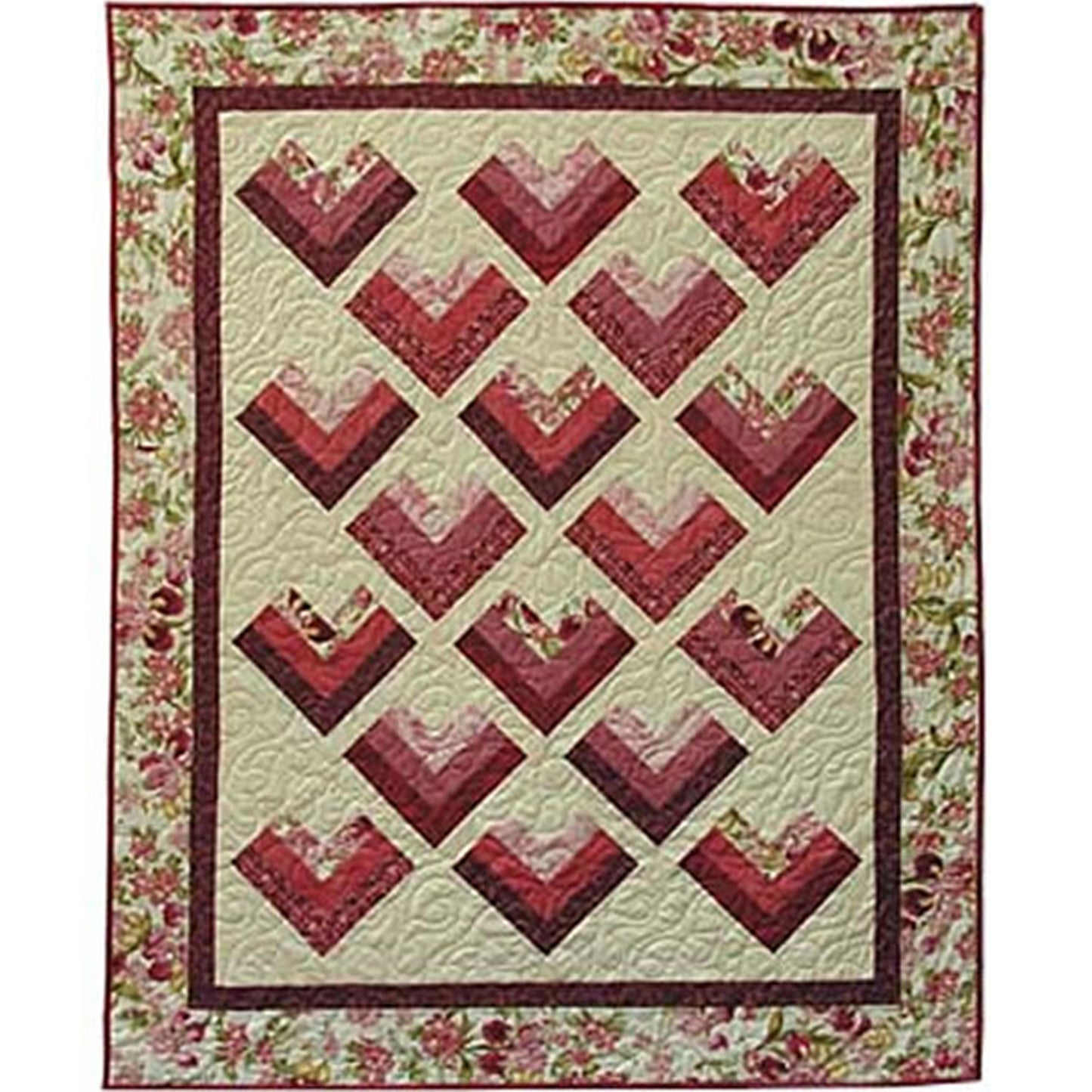 Hearts Quilt QW-02e - Downloadable Pattern