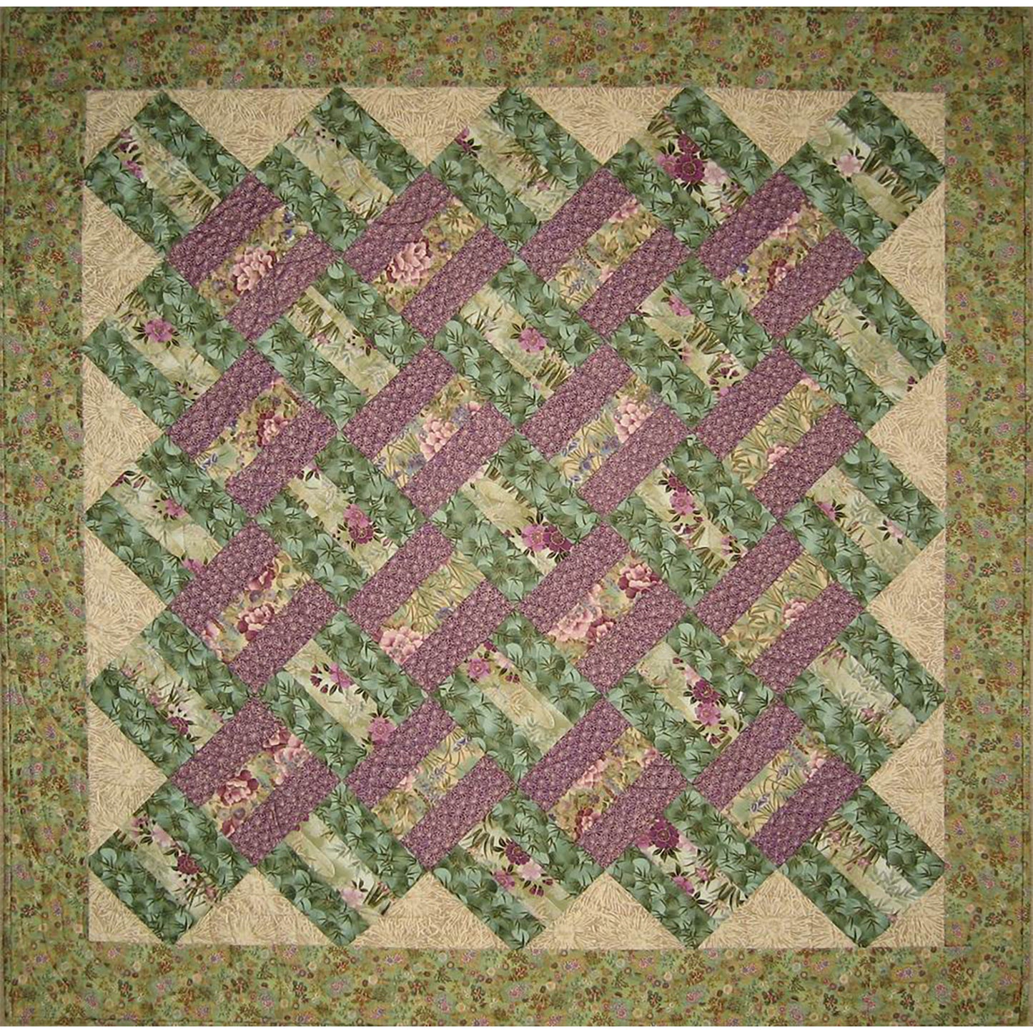 Cross Ties Quilt Pattern - Straight to the Point Series QW-04 - Paper Pattern