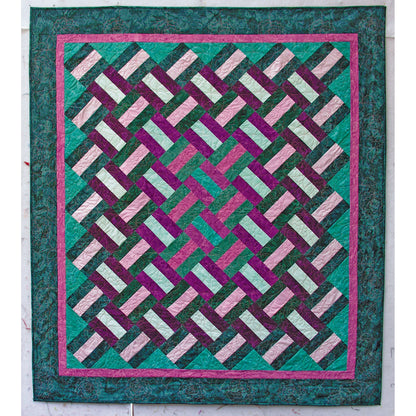 Cross Ties Quilt Pattern - Straight to the Point Series QW-04 - Paper Pattern