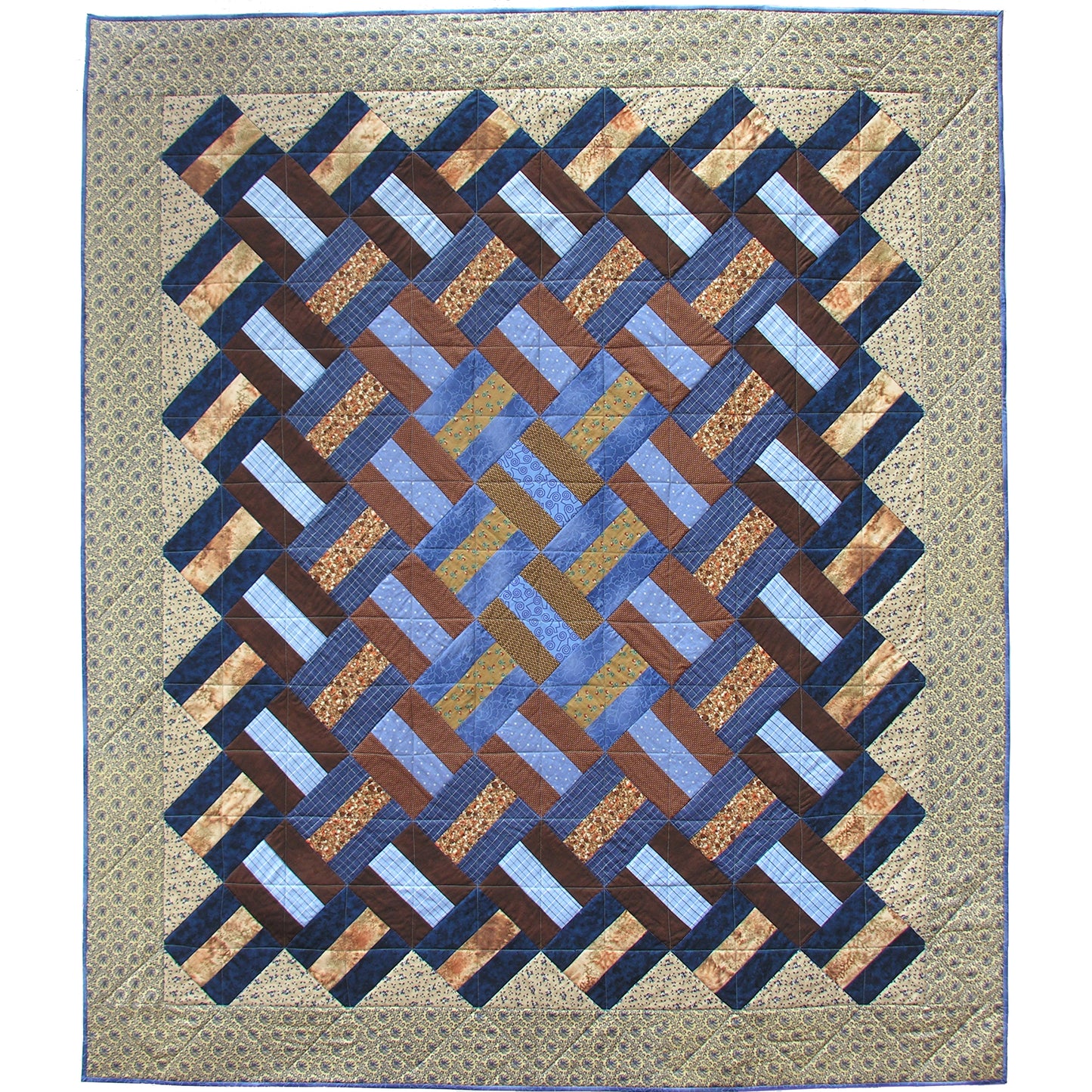 Cross Ties Quilt Pattern - Straight to the Point Series QW-04 - Paper Pattern