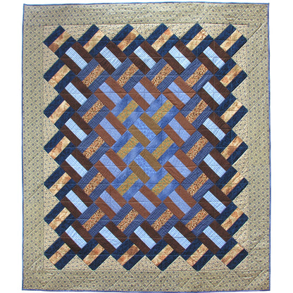 Cross Ties Quilt Pattern - Straight to the Point Series QW-04 - Paper Pattern