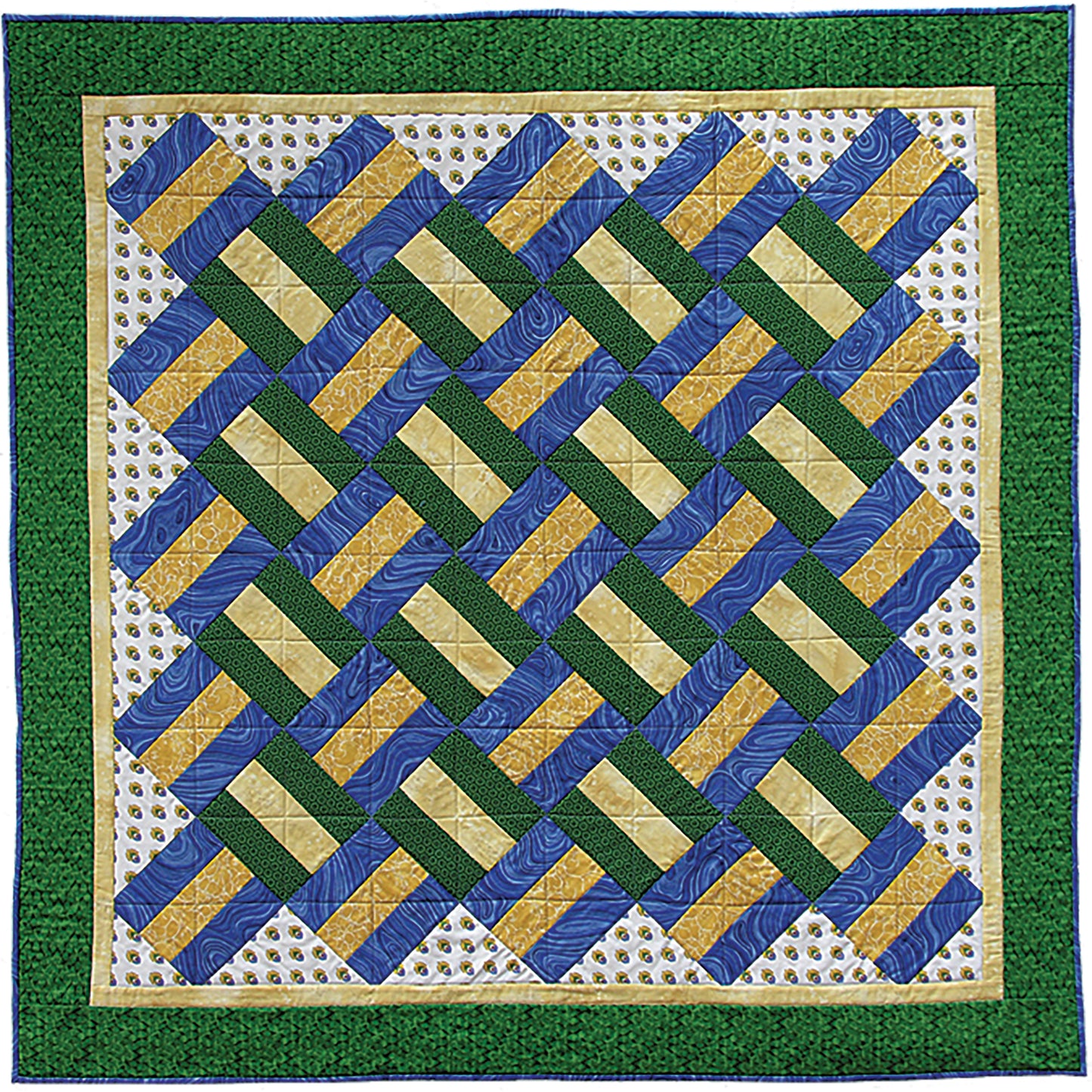 Cross Ties Quilt Pattern - Straight to the Point Series QW-04 - Paper Pattern