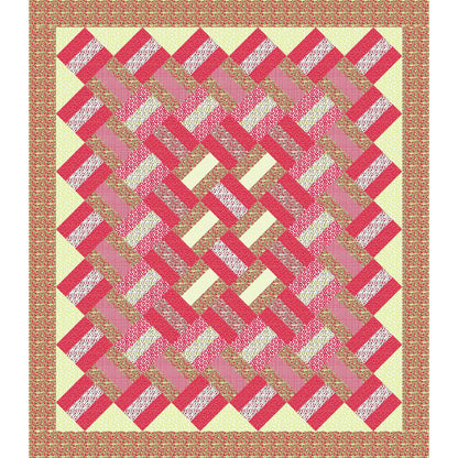Cross Ties Quilt Pattern - Straight to the Point Series QW-04 - Paper Pattern
